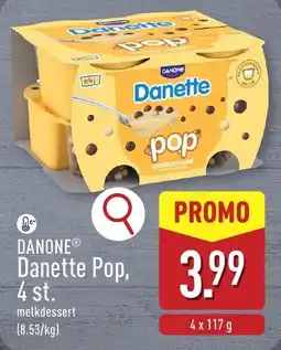 ALDI Danette pop aanbieding