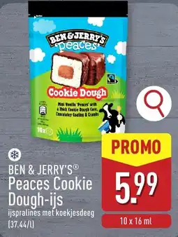 ALDI Ben & Jerry's Peaces Cookie Dough-ijs aanbieding