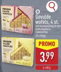 ALDI Gevulde wafels aanbieding