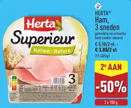 ALDI Herta ham aanbieding