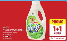 ALDI Dreft vloeibaar wasmiddel aanbieding