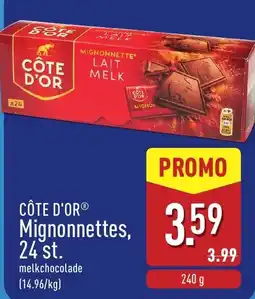 ALDI Côte d'or mignonnettes aanbieding