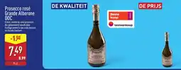 ALDI Prosecco rosé Grande Alberone DOC aanbieding