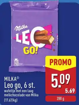 ALDI Milka Leo go aanbieding