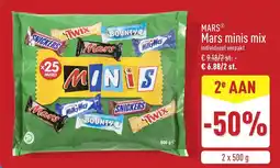 ALDI Mars minis mix aanbieding