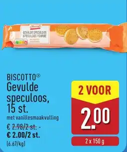 ALDI Biscotto gevulde speculoos aanbieding