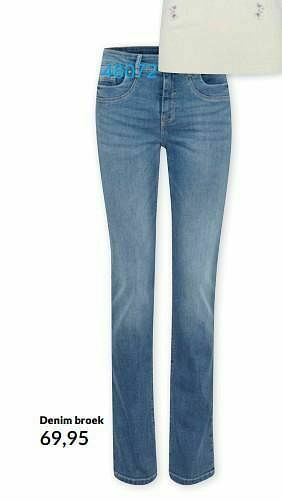 Denim broek
