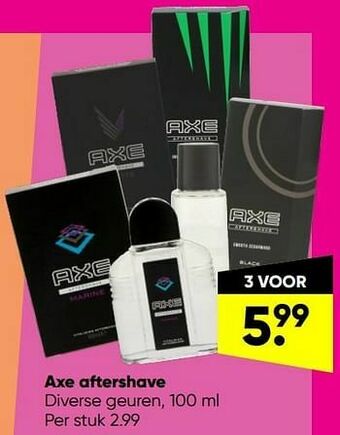 Big Bazar Axe aftershave aanbieding