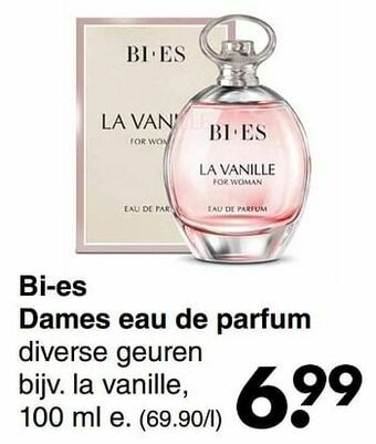 Wibra Bi-es dames eau de parfum aanbieding