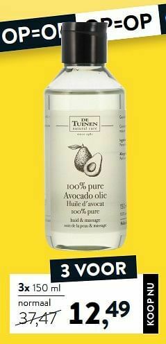 Holland & Barrett 100% pure avocado olie aanbieding