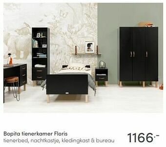 Baby & Tiener Bopita tienerkamer floris aanbieding