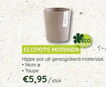 Eurotuin Ecopots Morinda aanbieding