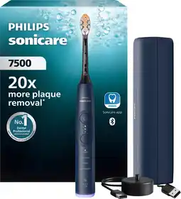 Coolblue Philips Sonicare Series 7500 HX7423/10 Bleu aanbieding