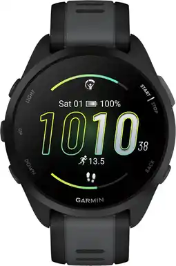 Coolblue Garmin Forerunner 165 Zwart/Grijs aanbieding