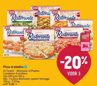 Pizza of piadina