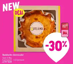 Delhaize Baskische cheesecake aanbieding