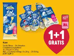 Delhaize Kaas Vache Bleue – De Smurfen aanbieding