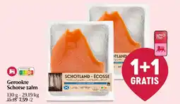 Delhaize Gerookte schotse zalm aanbieding