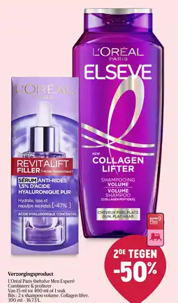 Delhaize L'oréal paris elseve collagen lifter shampooing volume aanbieding