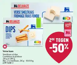 Delhaize Verse kaas aanbieding