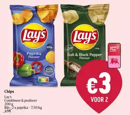 Delhaize Chips Lay's aanbieding