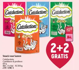 Delhaize Snack voor katten aanbieding