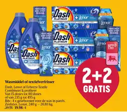 Delhaize Wasmiddel of textielverfrisser aanbieding