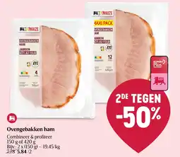 Delhaize Ovengebakken ham aanbieding