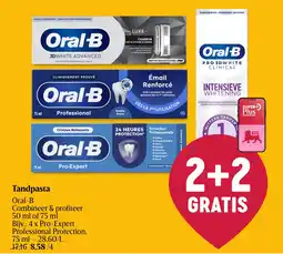 Delhaize Tandpasta Oral-B aanbieding