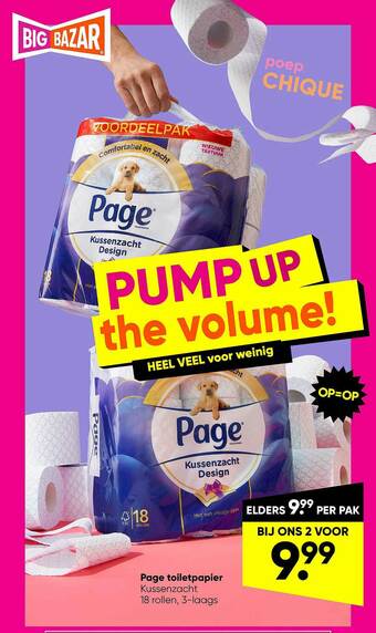Big Bazar Page Toiletpapier aanbieding