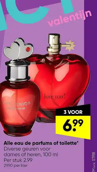 Eau De Parfums Of Toilette