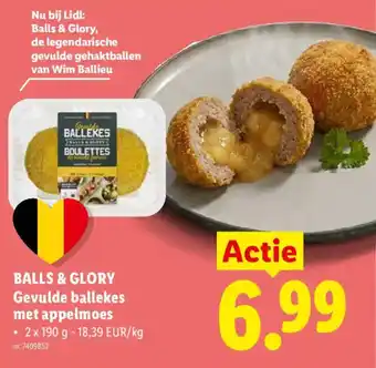 Balls & glory gevulde ballekes met appelmoes