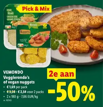 Veggierrondo's of vegan nuggets