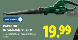 Lidl Parkside accubladblazer aanbieding