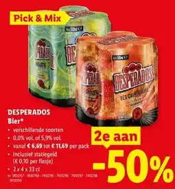 Lidl Desperados Bier aanbieding