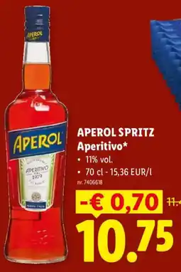 Lidl Aperol spritz aperitivo aanbieding