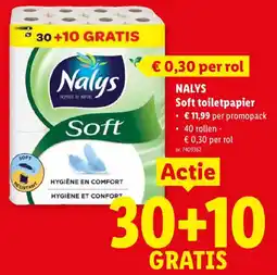 Lidl Nalys soft toilet papier aanbieding