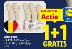 Lidl Witte pens aanbieding