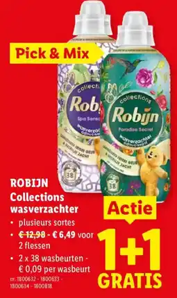 Lidl Robijn Collections wasverzachter aanbieding