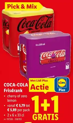 Lidl Coca-Cola Frisdrank aanbieding