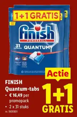 Lidl Finish Quantum-tabs aanbieding
