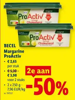 Lidl Becel Margarine ProActiv aanbieding