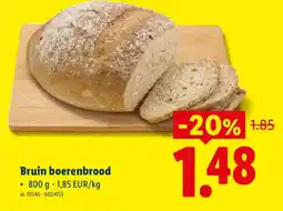 Lidl Bruin boerenbrood aanbieding