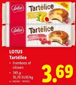 Lidl Lotus Tartélice aanbieding