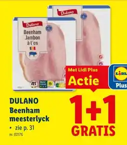 Lidl Dulano beenham jambon à l'os aanbieding