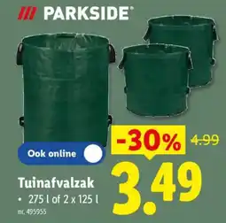 Lidl Tuinafvalzak aanbieding