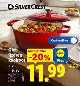 Lidl Gietijzeren kookpot aanbieding
