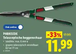 Lidl Telescopische heggenschaar aanbieding