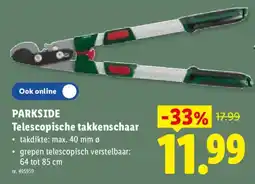 Lidl Telescopische takkenschaar aanbieding