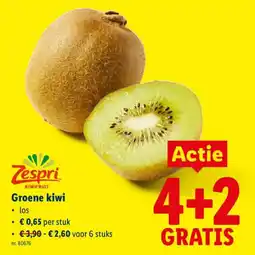 Lidl Groene kiwi aanbieding